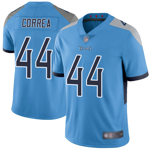Tennessee Titans Limited Light Blue Men Kamalei Correa Alternate Jersey NFL Football #44 Vapor Untouchable